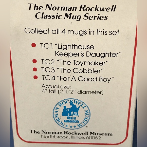 New, Norman Rockwell The Lighthouse Keeper’s Daughter classic mug - Picture 8 of 12